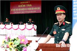 Quân khu kiểm tra kết quả thực hiện nhiệm vụ 6 tháng đầu năm tại Trung đoàn 246, Sư đoàn 346